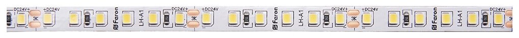 Светодиодная LED лента LS502, 180SMD(2835)/м 16Вт/м 24V 5000*10*1.22мм 4000К, FERON 41528 (1 шт.)