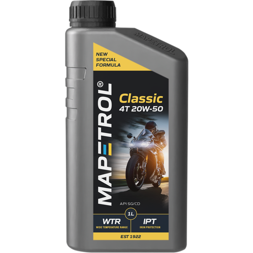 Моторное масло для мотоциклов Mapetrol Classic 4T 20W-50 1л