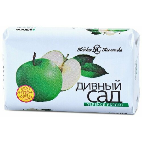 Мыло туалетное дивный САД Зеленое яблоко,90гр.