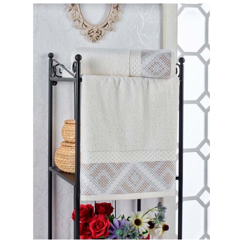 фото Ambiance полотенце rosheen цвет: кремовый br20374 (70х140 см)