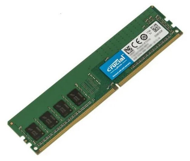 Память DDR4 4Gb 2666MHz Crucial CB4GU2666 RTL PC4-21300 CL19 DIMM 288-pin 1.2В single rank