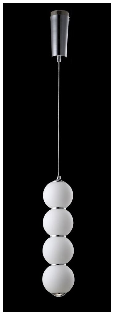 Подвесной светильник Crystal Lux Desi DESI SP4 CHROME/WHITE - фотография № 3