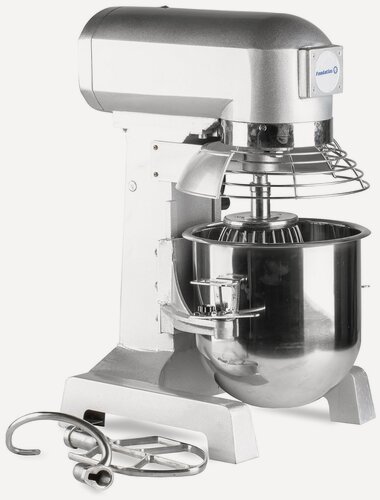 Изображение товара Миксер Foodatlas B-10A, планетарный, мощность 370 Вт, серебристый