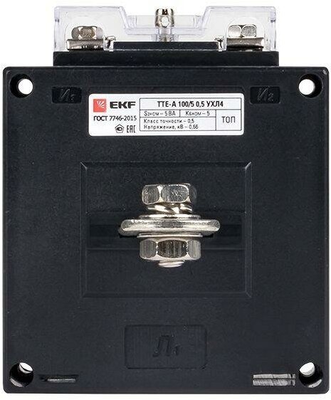 Трансформатор тока ТТЕ-А 200/5А кл. точн. 0.5 5В.А EKF tte-a-200/tc-a-200 - фотография № 1