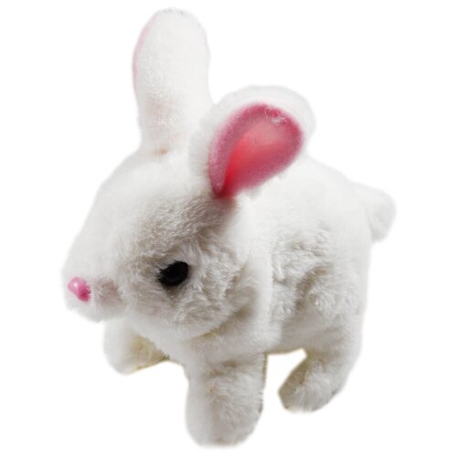 мягкая игрушка кролик c ушками загибушками Кролик интерактивная игрушка символ года Подарок на Новый год Плюшевый заяц