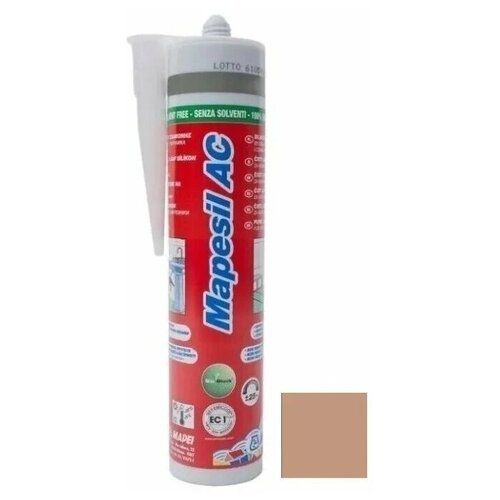 фото Герметик mapei mapesil ac 310 мл. 1 шт. 310 г 310 мл 141 карамель