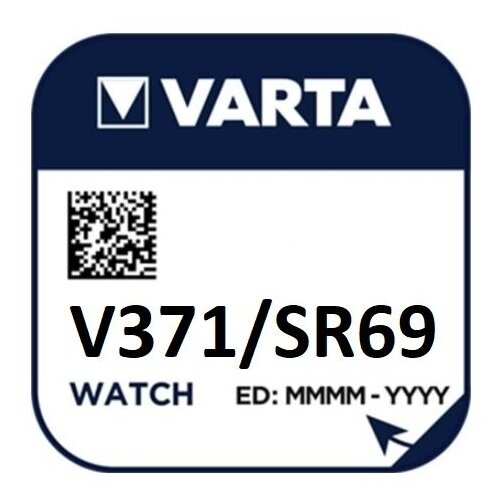 Батарейка для часов Varta 371 / SR69 / SR920SW батарейка seizaiken 371 sr920 sr69 ag6 20 шт