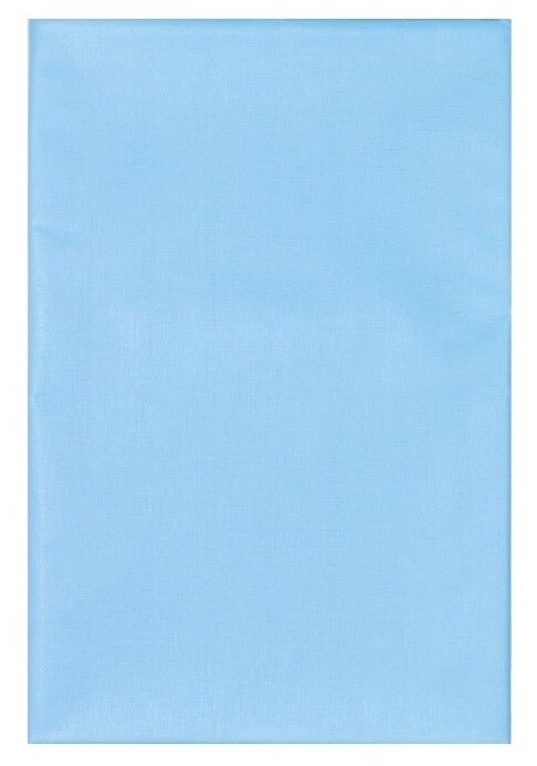 Клеёнка подкладная "Колорит" с ПВХ покрытием (голубая) 200х140 см без окантовки