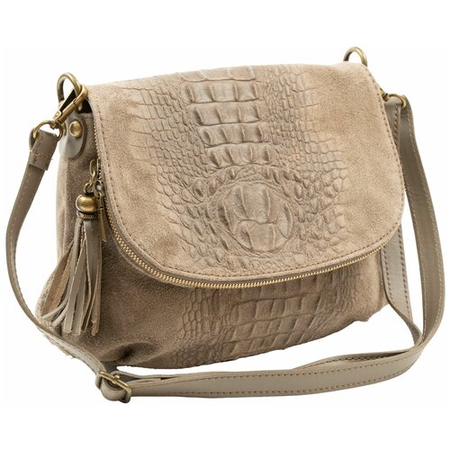 фото Сумка sefaro женская из телячьей кожи, италия, артикул tb-39-2 marrone scuro caimano