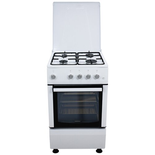 Газовая плита NORDFROST GG 5050 W 50 литров авторозжиг конфорок газ-контроль духовки белый 2599000₽