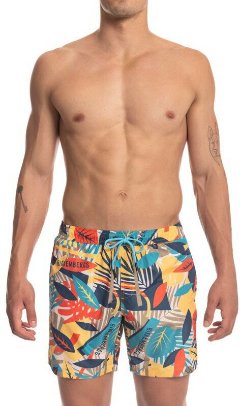 Шорты для плавания BIKKEMBERGS Allover Tropical Medium Boardshort