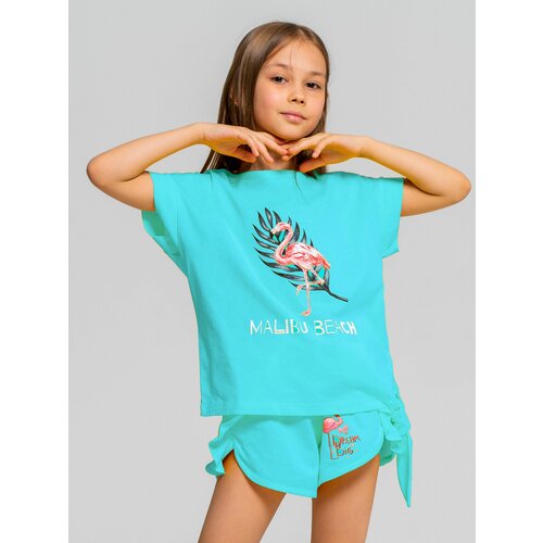 фото Футболка иново, размер 134, голубой