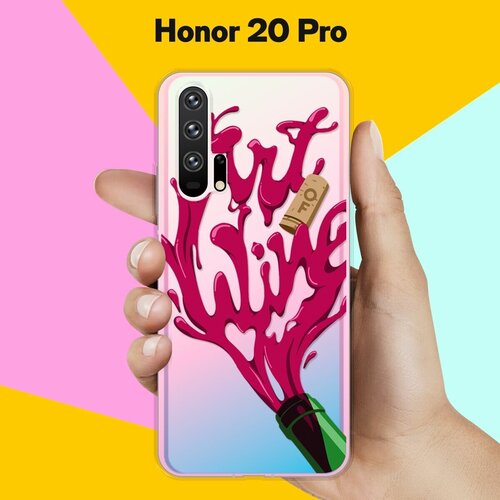 Силиконовый чехол Art of Wine на Honor 20 Pro силиконовый чехол на honor 80 pro хонор 80 про с 3d принтом aquarelle wine прозрачный