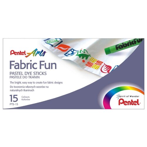 фото Pentel Пастель для ткани FabricFun 15 цветов