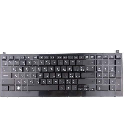Клавиатура для HP Probook 4520S 4525s черная с рамкой p/n: NSK-HN1SW 9Z.N4CSW.10R 90.4GL07.S0R