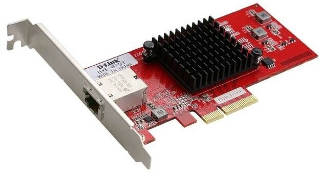 DXE-810T/B1A Сетевой PCI Express адаптер с 1 портом 10GBase-T (458194)