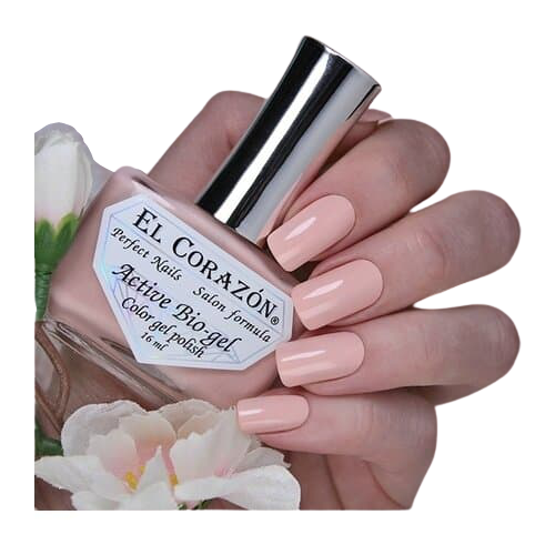 EL Corazon Гель Active Bio-gel polish Cream, 16 мл, розовый