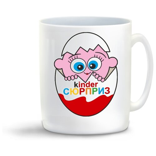 фото Кружка с приколом пузожитель киндер сюрприз (kinder) coolpodarok