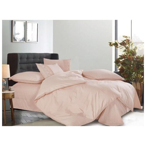 фото Постельное белье cleo "cotton lace" сатин; le-002; размер: евро 4 наволочки