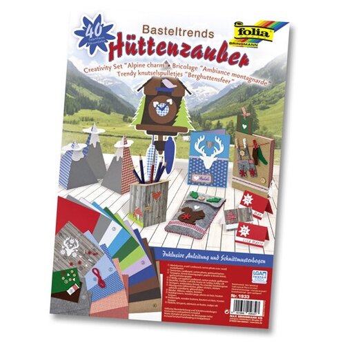 фото Набор дизайнерской бумаги для творчества "альпы", арт. 1933 folia