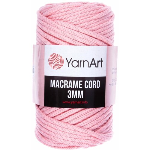 Пряжа YarnArt Macrame cord 3mm 60%хлопок/40%полиэстер/вискоза, 85м, 250г