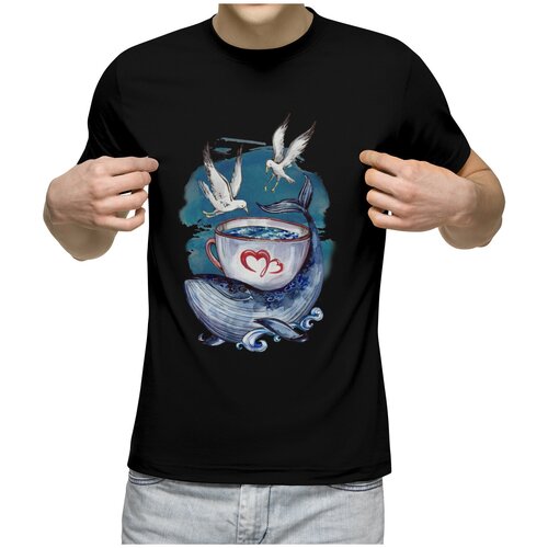 фото Футболка us basic, размер xl, черный