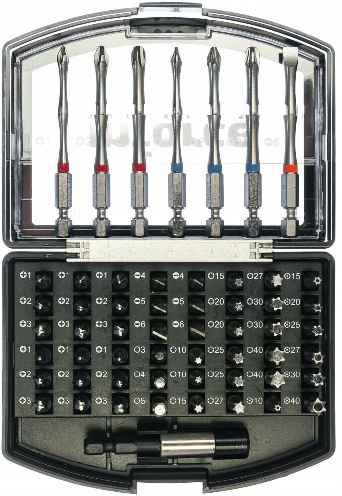 Набор бит с держателем 56 предметов Inforce 11-01-288 15840035 - фотография № 2