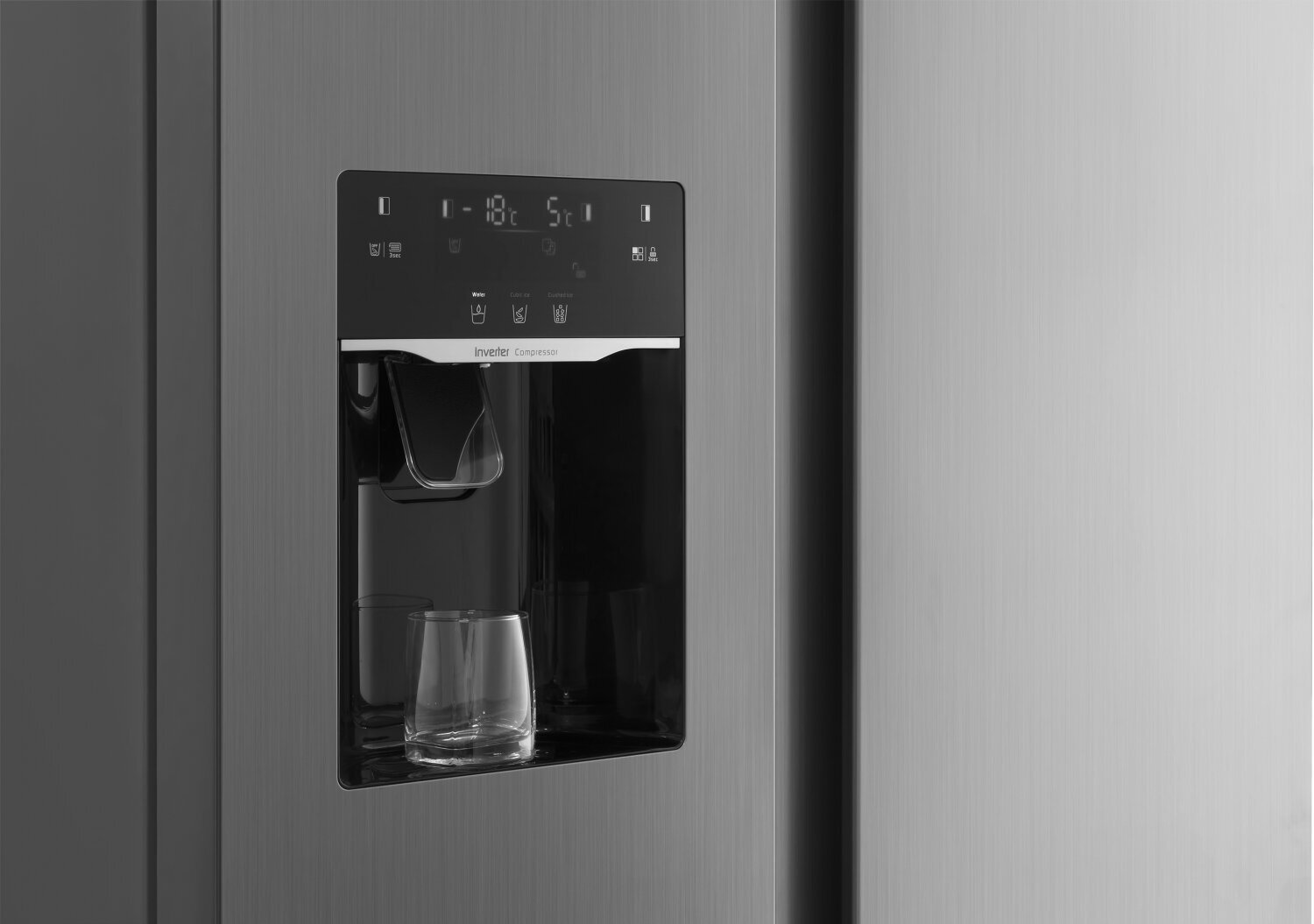 Холодильник двухкамерный Weissgauff Premium WSBS 695 NFX Inverter Ice Maker - фото №16