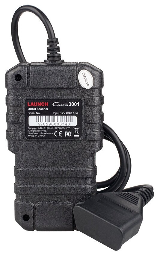 LAUNCH CR3001 Автосканер Автомобильный диагностический сканер OBDII