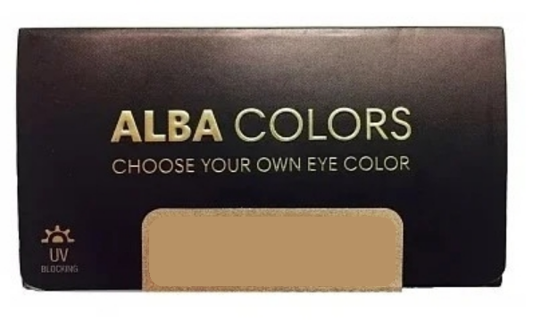 Цветные контактные линзы Alba Colors Brown Intense 3 месяца / -5.00 / 8.6 / 14.5