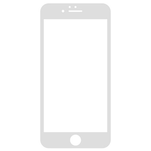 Krutoff / Стекло защитное Full Glue для iPhone 7 Plus/8 Plus белое ( Айфон 7 Плюс/8Плюс) белое