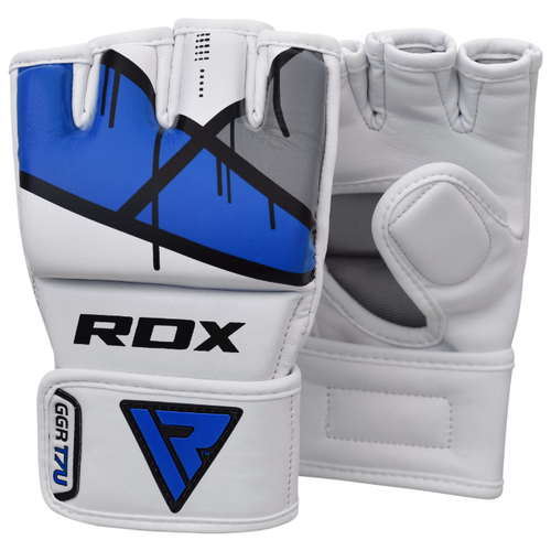 фото Перчатки для rdx mma t7 ggr-t7u rex blue размер m