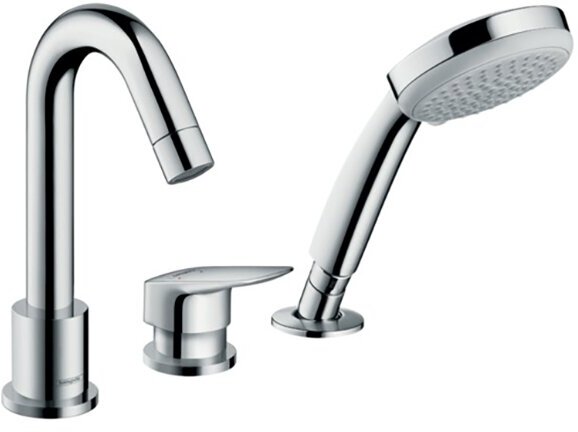 Смеситель на борт ванны Hansgrohe Logis 71313000 Хром