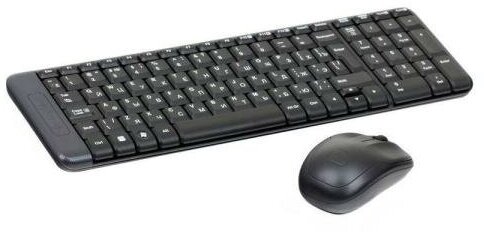 Logitech Wireless Combo MK220 Black USB