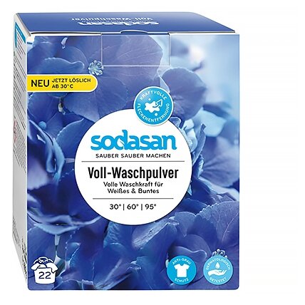 Стиральный порошок SODASAN Heavy Duty, 1.01 кг