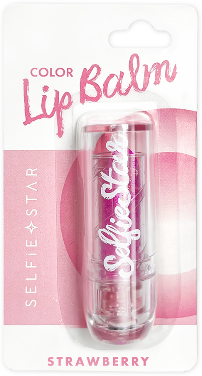 Бальзам-тинт для губ Аромат Клубники Color Chancing Crystal Lip Balm Strawberry, 3,4 гр