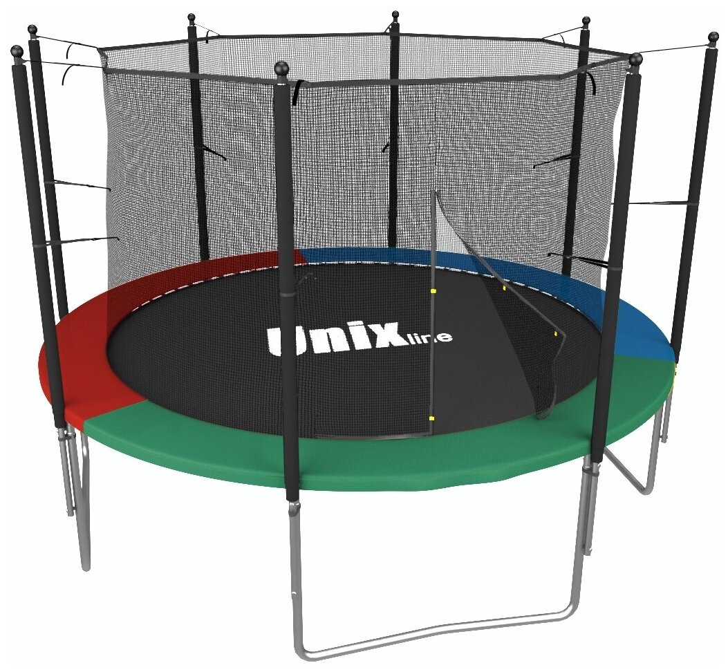 Каркасный батут Unix Line 10ft Simple (inside) 305х305х241 см , мультиколор