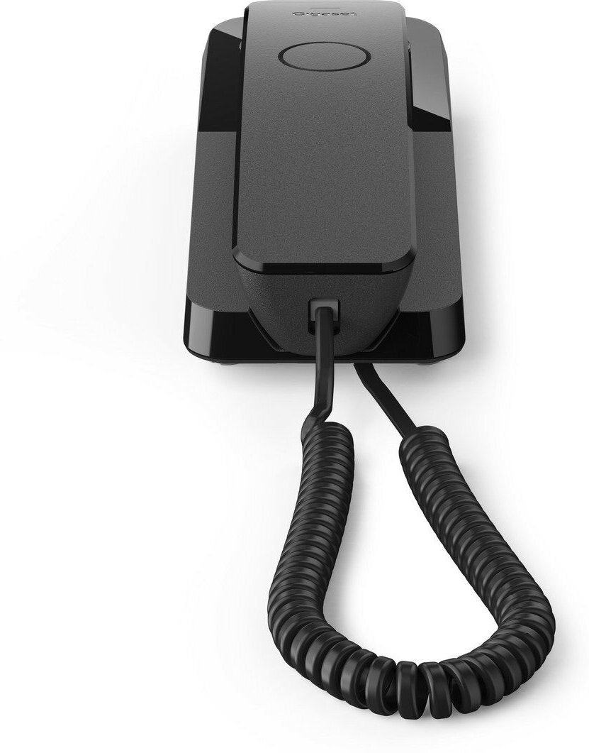 Телефон GIGASET DESK200, черный, компактный