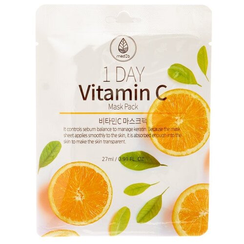 MEDB 1 Day Vitamin C Mask Pack Тканевая маска для лица с витамином С