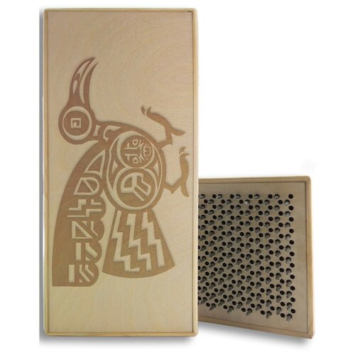 фото Доска садху с динамическими гвоздями, индеец - 293 шаг 10мм светлая goodwood