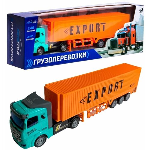 Модель грузового автомобиля Контейнеровоз, масштаб 1:48