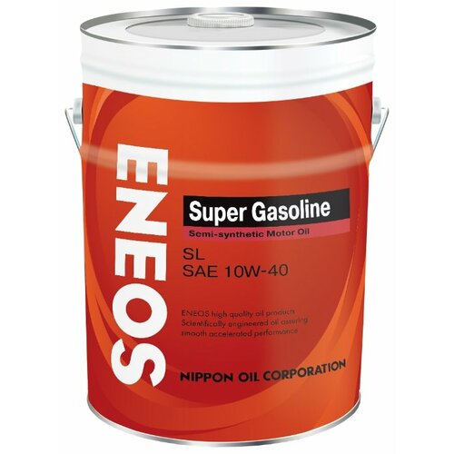 фото Моторное масло eneos super gasoline sl 10w-40 20 л