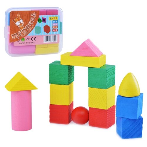 Деревянный конструктор Oubaoloon в коробке (D0673)