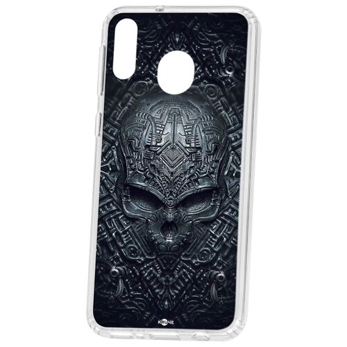 фото Чехол на samsung galaxy m20 kruche print череп техно