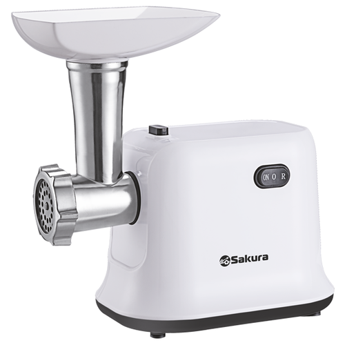 Мясорубка Sakura SA-6420W, белый мясорубка sakura sa 6422bk черный серебристый