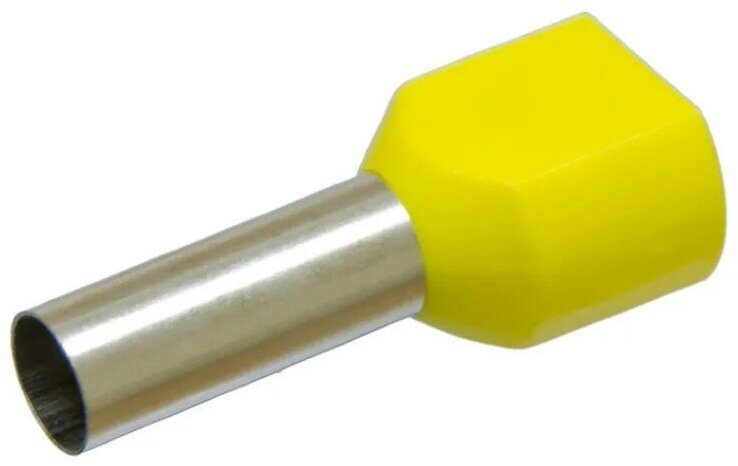 фото Наконечник-гильза Duwi НШВИ 2 10-14 мм цвет золотой 25 шт.