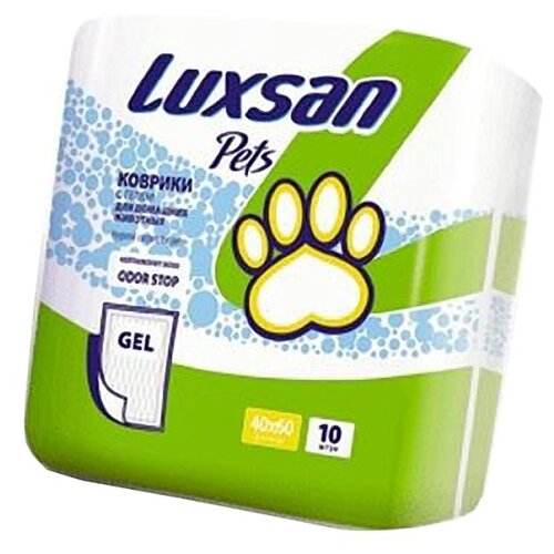 фото Кошачий туалет luxan коврик premium gel для животных 40x60 №10 /10шт, 464гр, 464 гр (2 штуки)