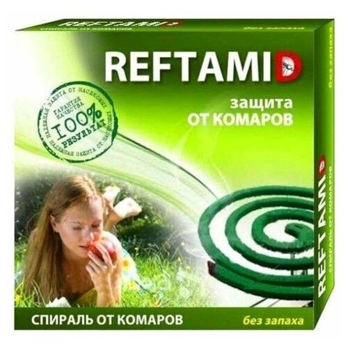 Спираль Рефтамид Защита от комаров, 145 г, 12 мл, 10 шт.