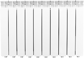 Радиатор секционный STI AL 500, кол-во секций: 10, 13.5 м2, 1350 Вт, 800 мм.