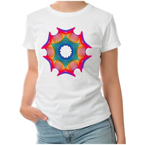 фото Футболка roly, размер m, белый